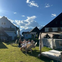 Landhaus-Vorderberg-tuin-heerlijk eten